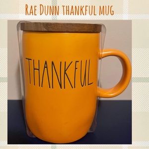 Rae Dunn Thankful Mug w/Lid
